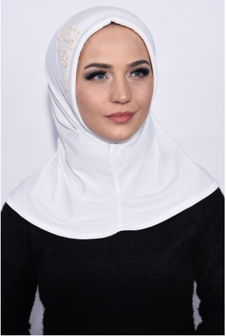 Pratik Pullu Hijab Ekru Pratik Pullu Hijab Ekru