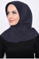 Pratik Pullu Hijab Füme