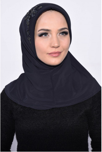 Pratik Pullu Hijab Füme Pratik Pullu Hijab Füme