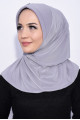 Pratik Pullu Hijab Gri