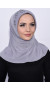 Pratik Pullu Hijab Gri