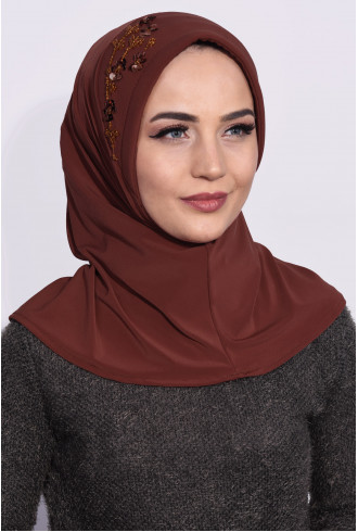 Pratik Pullu Hijab Kiremit Pratik Pullu Hijab Kiremit