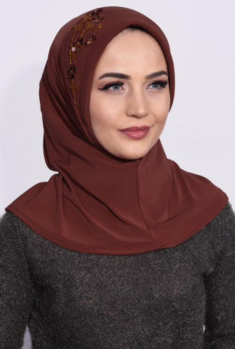 Pratik Pullu Hijab Kiremit Pratik Pullu Hijab Kiremit