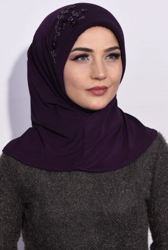 Pratik Pullu Hijab Mor Pratik Pullu Hijab Mor