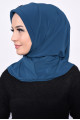 Pratik Pullu Hijab Petrol Mavisi