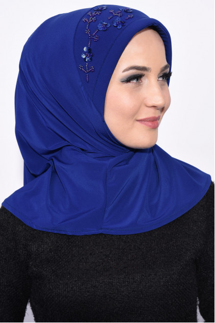 Pratik Pullu Hijab Saks Mavisi