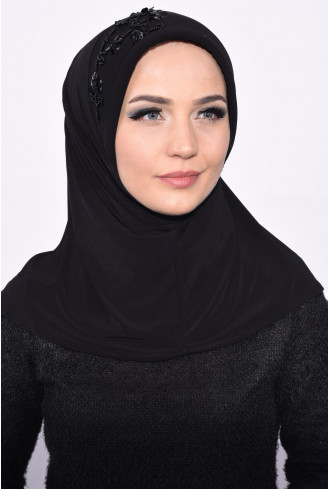 Pratik Pullu Hijab Siyah Pratik Pullu Hijab Siyah