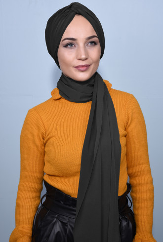 Şallı Düğüm Bone Haki Yeşili