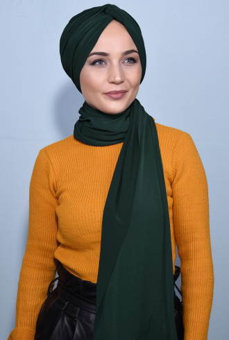 Şallı Düğüm Bone Zümrüt Şallı Düğüm Bone Zümrüt