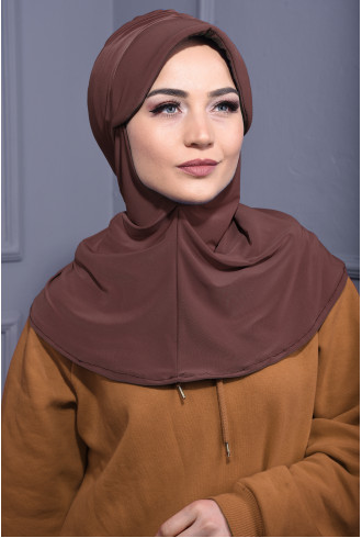 Spor Şapka Scarf Acı Kahve Spor Şapka Scarf Acı Kahve