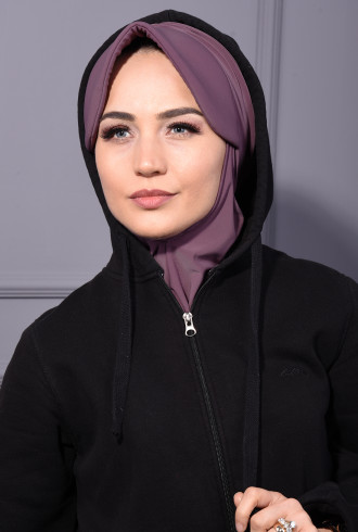 Spor Şapka Scarf Koyu Gül Kurusu Spor Şapka Scarf Koyu Gül Kurusu