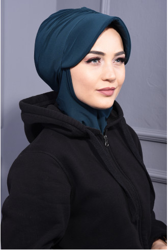 Spor Şapka Scarf Petrol Spor Şapka Scarf Petrol