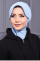 Spor Şapka Scarf Bebe Mavisi