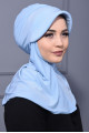 Spor Şapka Scarf Bebe Mavisi