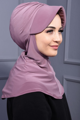 Spor Şapka Scarf Gül Kurusu Spor Şapka Scarf Gül Kurusu