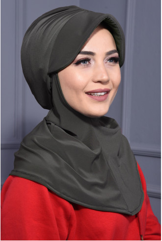 Spor Şapka Scarf Haki Yeşili Spor Şapka Scarf Haki Yeşili