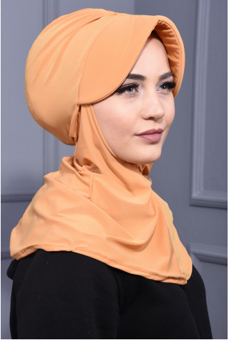 Spor Şapka Scarf Hardal Sarısı Spor Şapka Scarf Hardal Sarısı