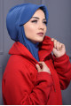 Spor Şapka Scarf İndigo