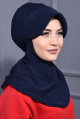 Spor Şapka Scarf Lacivert