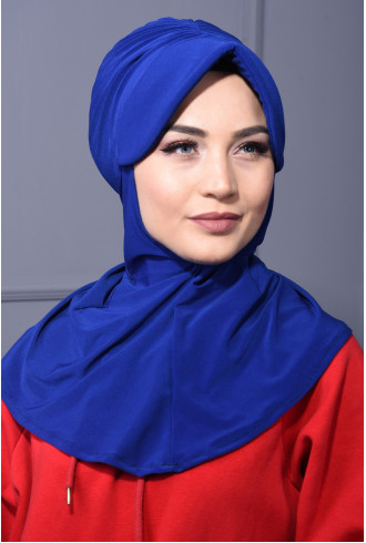Spor Şapka Scarf Saks Mavisi Spor Şapka Scarf Saks Mavisi
