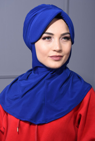 Spor Şapka Scarf Saks Mavisi Spor Şapka Scarf Saks Mavisi
