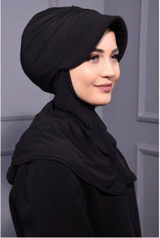 Spor Şapka Scarf Siyah Spor Şapka Scarf Siyah