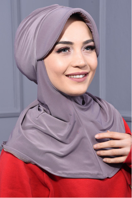 Spor Şapka Scarf Vizon