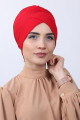 Tokalı Çift Taraflı Bone Kırmızı Tokalı Çift Taraflı Bone Kırmızı