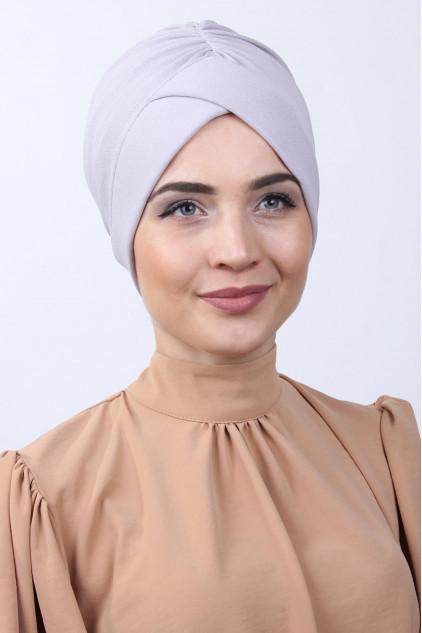 Tokalı Çift Taraflı Bone Gri Gümüş Tokalı Çift Taraflı Bone Gri Gümüş