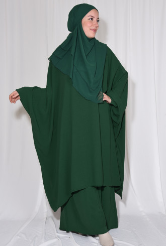 Tunik Pantolon 2'li Takım Zümrüt Yeşili Tunik Pantolon 2'li Takım Zümrüt Yeşili